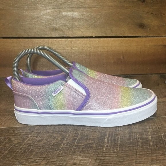 Vans Shoes - NEW Vans Asher Glitter Slip On Sneaker